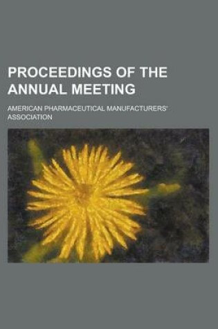 Cover of Proceedings of the Annual Meeting