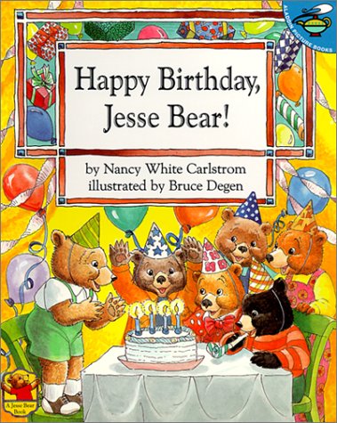 Book cover for Happy Birthday Jesse Bear -Lib