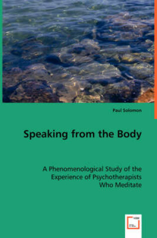 Cover of Speaking from the Body