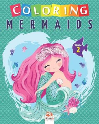 Book cover for Coloring mermaids - Volume 2