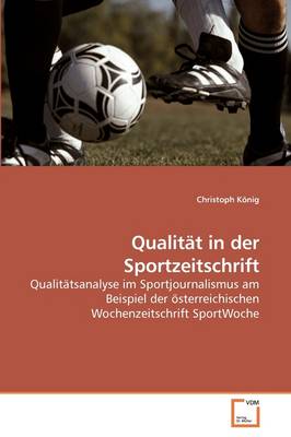 Book cover for Qualität in der Sportzeitschrift