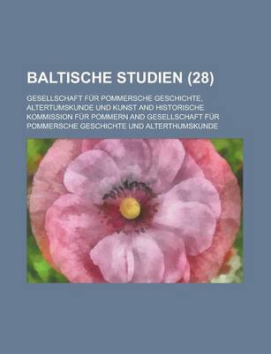 Book cover for Baltische Studien (28 )