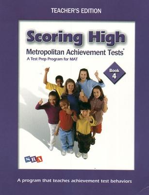 Cover of Scoring High on the MAT 8, Teacher Edition with Poster, Grade 4