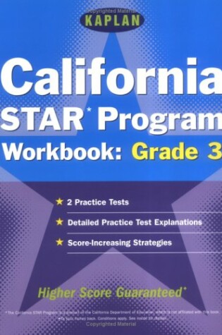 Cover of Kaplan California Star Program Workbook: Grade 3