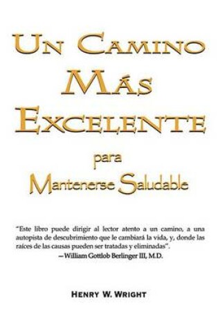 Cover of Un Camino Mas Excelente