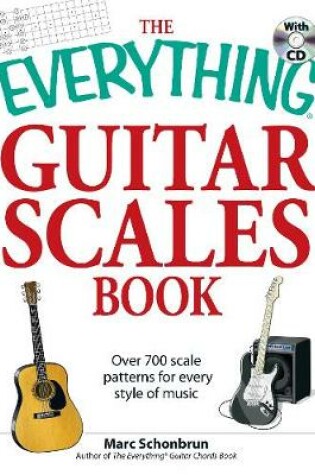 Cover of The Everything Guitar Scales Book with CD