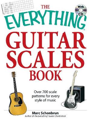 Book cover for The Everything Guitar Scales Book with CD