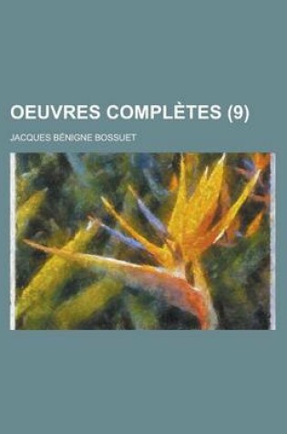 Cover of Oeuvres Completes (9)