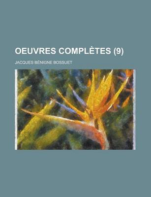 Book cover for Oeuvres Completes (9)