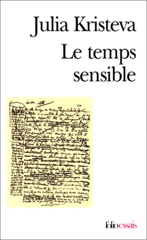 Book cover for Le temps sensible