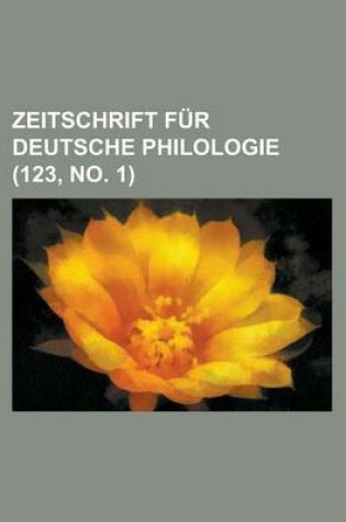 Cover of Zeitschrift Fur Deutsche Philologie