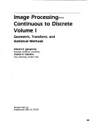 Book cover for Image Processing