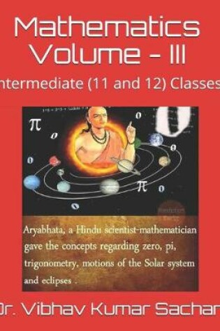 Cover of Mathematics Volume - III