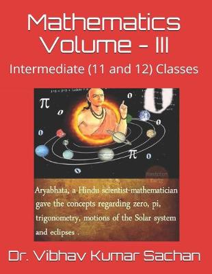 Cover of Mathematics Volume - III