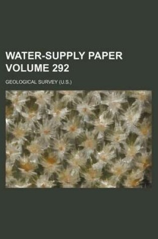 Cover of Water-Supply Paper Volume 292