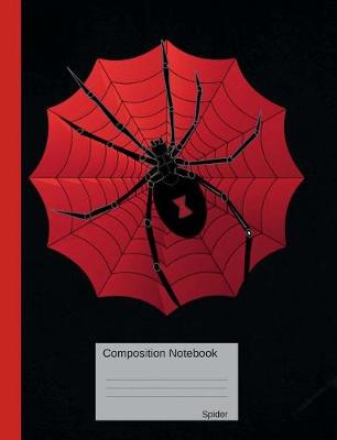 Book cover for Composition Notebook Spider