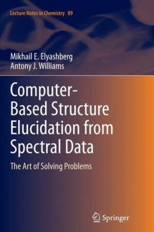 Cover of Computer–Based Structure Elucidation from Spectral Data