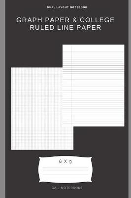Book cover for Graph paper & college ruled line paper