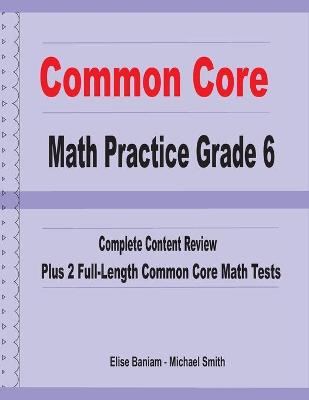 Book cover for Common Core Math Practice Grade 6