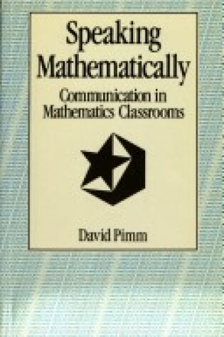 Cover of Speaking Mathematically