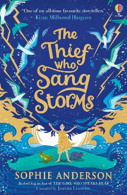 Book cover for The Thief Who Sang Storms