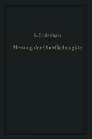 Cover of Messung Der Oberflachengute