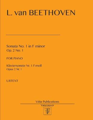Book cover for Beethoven Sonata no. 1 in f minor