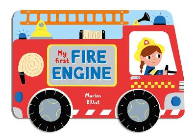 Book cover for Whizzy Wheels: My First Fire Engine