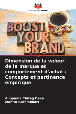 Book cover for Dimension de la valeur de la marque et comportement d'achat