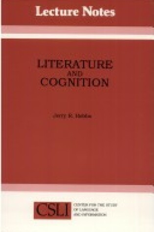 Cover of Literature and Cognition