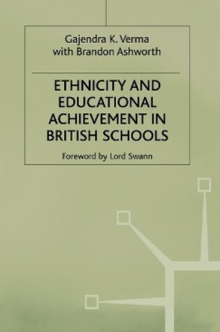 Cover of Ethnicity and Educational Achievement in British Schools