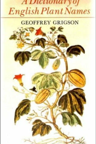 Cover of Dictionary of English Plant Names