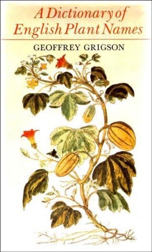 Book cover for Dictionary of English Plant Names