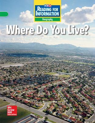 Book cover for Reading for Information, On Level Student Reader, Geography - Where Do You Live?, Grade 2