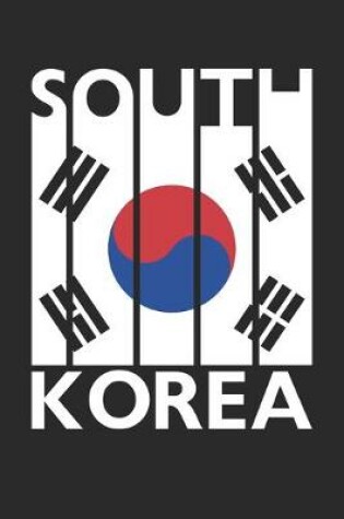 Cover of Retro South Korea Planner - South Korean Flag Diary - Vintage South Korea Notebook - South Korea Travel Journal