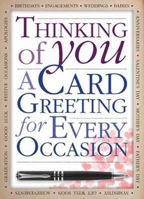 Cover of Thinking of You a Card Greeting for Every Occasion