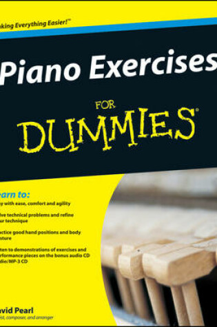 Cover of Piano Exercises For Dummies