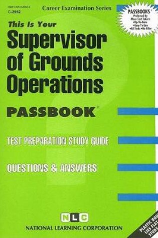 Cover of Supervisor of Grounds Operations