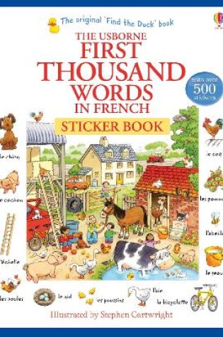 Cover of First Thousand Words in French Sticker Book