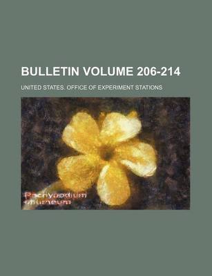 Book cover for Bulletin Volume 206-214