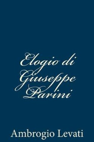 Cover of Elogio di Giuseppe Parini