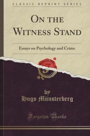 Cover of On the Witness Stand