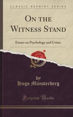 Book cover for On the Witness Stand