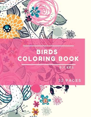 Book cover for Birds Coloring Book