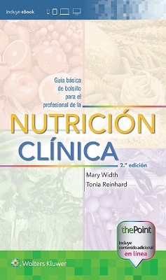 Book cover for Guía básica de bolsillo para el profesional de la nutrición clínica