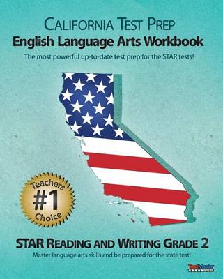 Book cover for California Test Prep Grade 2 English Language Arts Workbook