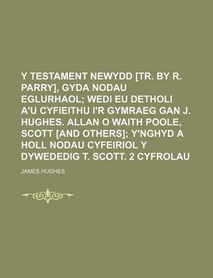 Book cover for Y Testament Newydd [Tr. by R. Parry], Gyda Nodau Eglurhaol; Wedi Eu Detholi A'u Cyfieithu I'r Gymraeg Gan J. Hughes. Allan O Waith Poole, Scott [And Others] Y'Nghyd a Holl Nodau Cyfeiriol y Dywededig T. Scott. 2 Cyfrolau