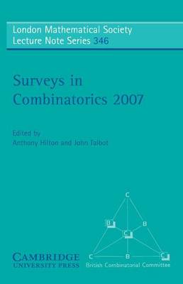 Book cover for Surveys in Combinatorics 2007