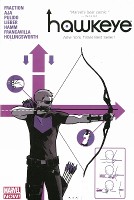 Book cover for Hawkeye Volume 1 Oversized Hc (marvel Now)
