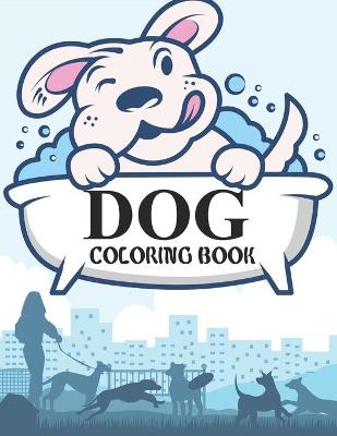 Book cover for Dog Coloring Book